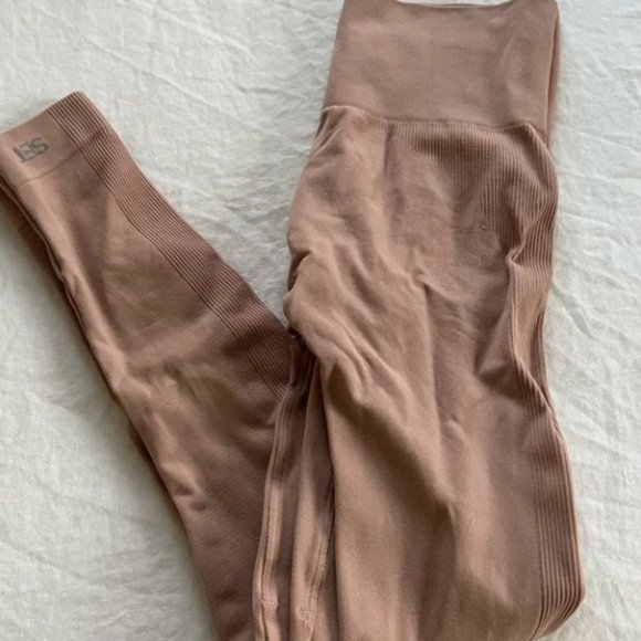 Set Active SCULPTFLEX Seamless Leggings Pink Nude Medium - Picture 4 of 5